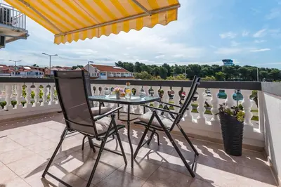 Balkon ili terasa u objektu Apartment and Rooms Dalmatiko