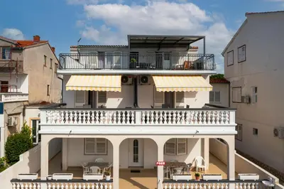 Balkon ili terasa u objektu Apartment and Rooms Dalmatiko