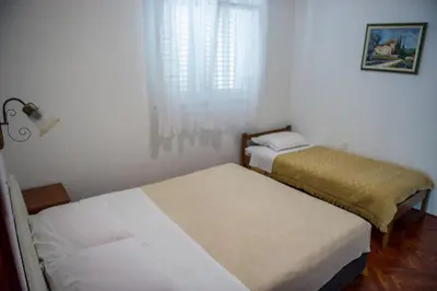 Krevet ili kreveti u jedinici u objektu Apartments Zdravko