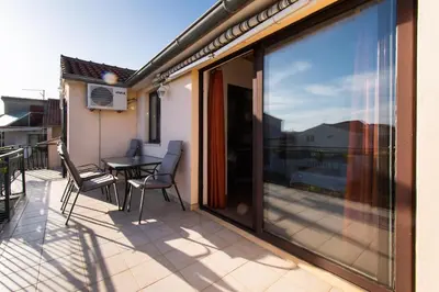 Balkon ili terasa u objektu Apartments Green Garden