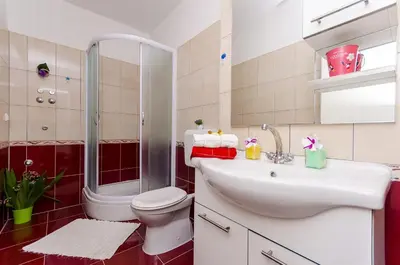 Kupaonica u objektu Apartments Smilje