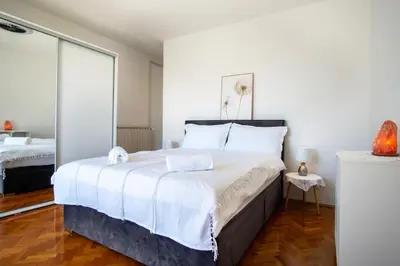 Krevet ili kreveti u jedinici u objektu Apartmani Ljubljeni
