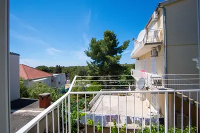 Balkon ili terasa u objektu Apartmani Ljubljeni
