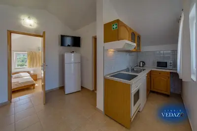Kuhinja ili čajna kuhinja u objektu Apartments Pemita