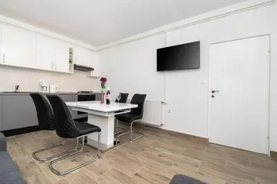 TV i/ili zabavni centar u objektu Apartments Rada