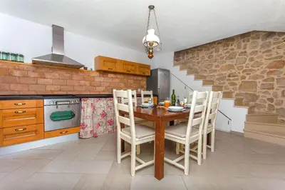 Kuhinja ili čajna kuhinja u objektu House Stone house island Prvic