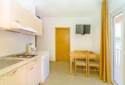 Kuhinja ili čajna kuhinja u objektu Apartments Tiho i Pave