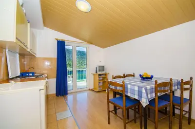 Kuhinja ili čajna kuhinja u objektu Apartments Nada
