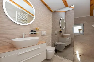 Kupaonica u objektu Dazlina Resort New! 14 guests villa, Breakfast & Pool