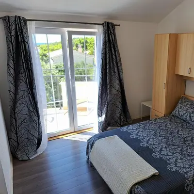 Krevet ili kreveti u jedinici u objektu Apartment Oaza Mira