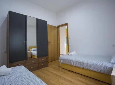 Krevet ili kreveti u jedinici u objektu Apartments Stone House Murter