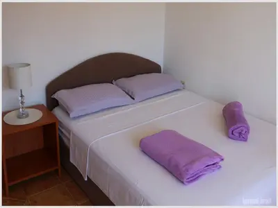 Krevet ili kreveti u jedinici u objektu Apartments Juras - Studio Apartment with Sea View Mia