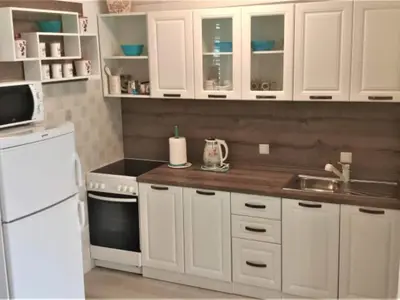Kuhinja ili čajna kuhinja u objektu Apartments Dea & Paula - Standard Two Bedroom Apartment with Terrace