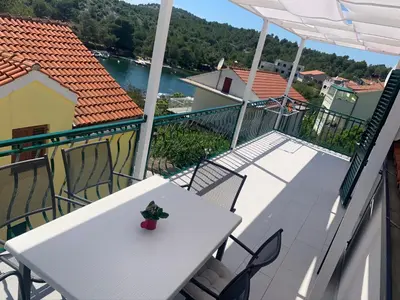 Balkon ili terasa u objektu Apartment GRC Grebastica
