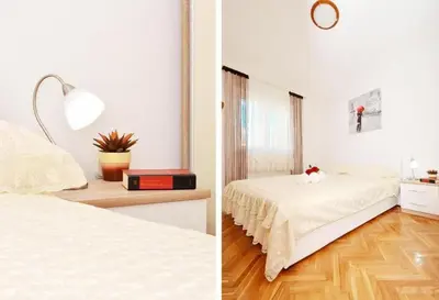 Krevet ili kreveti u jedinici u objektu Apartments Nina