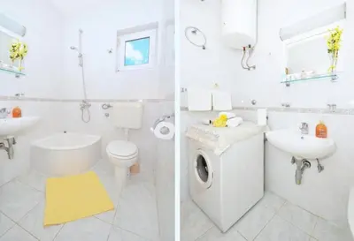 Kupaonica u objektu Apartments Nina