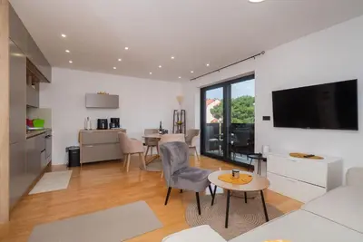 Kuhinja ili čajna kuhinja u objektu Apartman Rita
