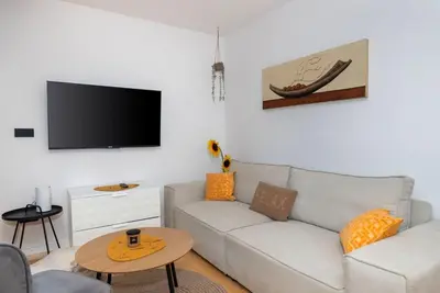 TV i/ili zabavni centar u objektu Apartman Rita