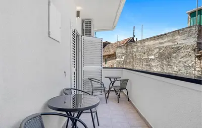 Balkon ili terasa u objektu 1 Bedroom Stunning Apartment In Vodice