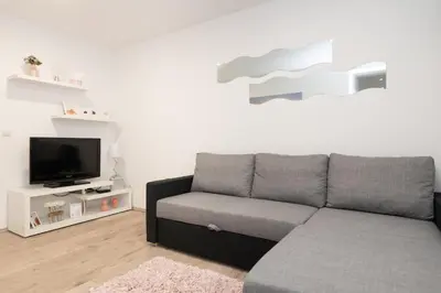 TV i/ili zabavni centar u objektu Apartments Anđela