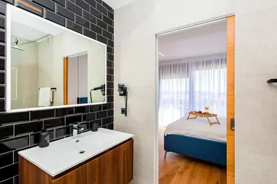 Krevet ili kreveti u jedinici u objektu Oasi Adria - Villa Vodice
