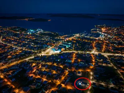Ptičja perspektiva objekta Oasi Adria - Villa Vodice