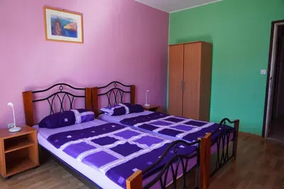 Krevet ili kreveti u jedinici u objektu Apartmani Autocamp Panorama