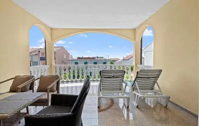 Balkon ili terasa u objektu Amazing Apartment In Vodice With Wifi