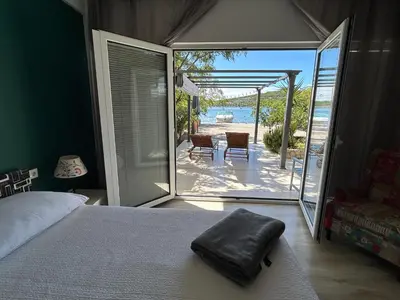 Krevet ili kreveti u jedinici u objektu Toma - house by the sea