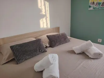 Krevet ili kreveti u jedinici u objektu Apartments Lavanda Vodice