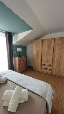 Krevet ili kreveti u jedinici u objektu Apartments Lavanda Vodice