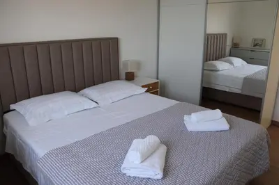Krevet ili kreveti u jedinici u objektu Apartments Ivana