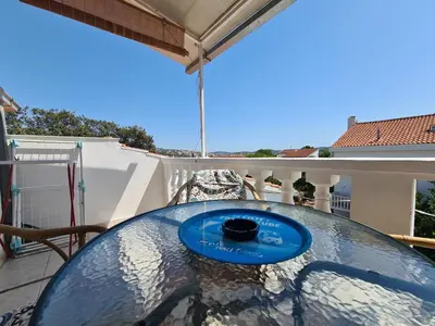Balkon ili terasa u objektu Apartmani Uvodić