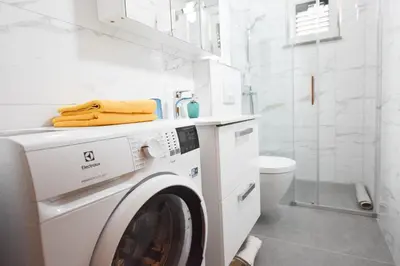 Kupaonica u objektu Apartmani Karmen
