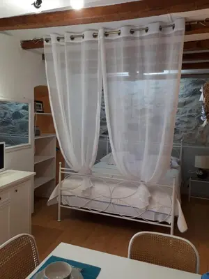 Krevet ili kreveti u jedinici u objektu Studio Jurić