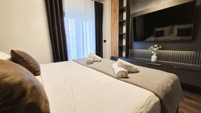 Krevet ili kreveti u jedinici u objektu Apartment Eleganza