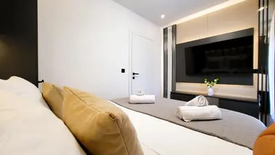 Krevet ili kreveti u jedinici u objektu Apartment Eleganza