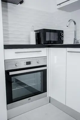 Kuhinja ili čajna kuhinja u objektu Luxury Studio Apartment White Sensation