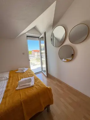 Krevet ili kreveti u jedinici u objektu Apartment Luxury B Vodice