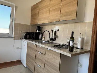 Kuhinja ili čajna kuhinja u objektu Apartment Luxury B Vodice