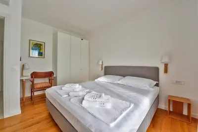 Krevet ili kreveti u jedinici u objektu Jadrija Luxury Vacations Apt3