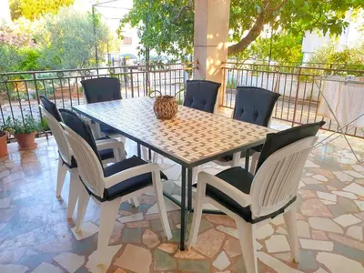 Balkon ili terasa u objektu Apartments Flower terrace
