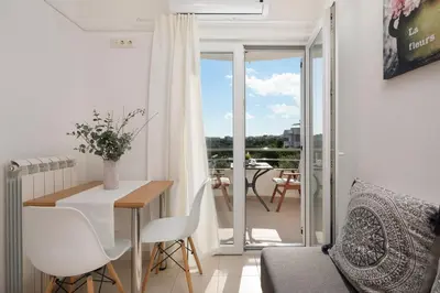Balkon ili terasa u objektu Apartments Tihi