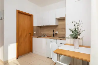 Kuhinja ili čajna kuhinja u objektu Apartments Tihi