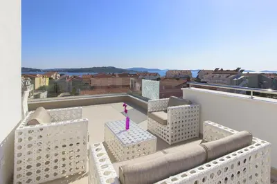 Balkon ili terasa u objektu Apartment Royal