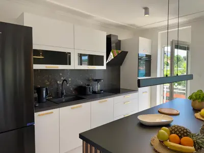 Kuhinja ili čajna kuhinja u objektu Apartment TerraSea Tisno