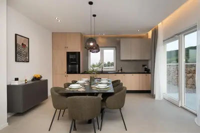 Kuhinja ili čajna kuhinja u objektu Villa Lapidea