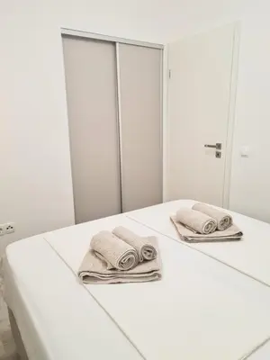 Krevet ili kreveti u jedinici u objektu Dream Apartments Tribunj A2