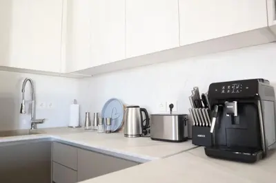 Kuhinja ili čajna kuhinja u objektu Dream Apartments Tribunj