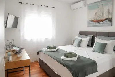 Krevet ili kreveti u jedinici u objektu Dream Apartments Tribunj